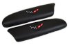 1997-2004 C5 Corvette Leather Armrest Pads With C5 Logo Black